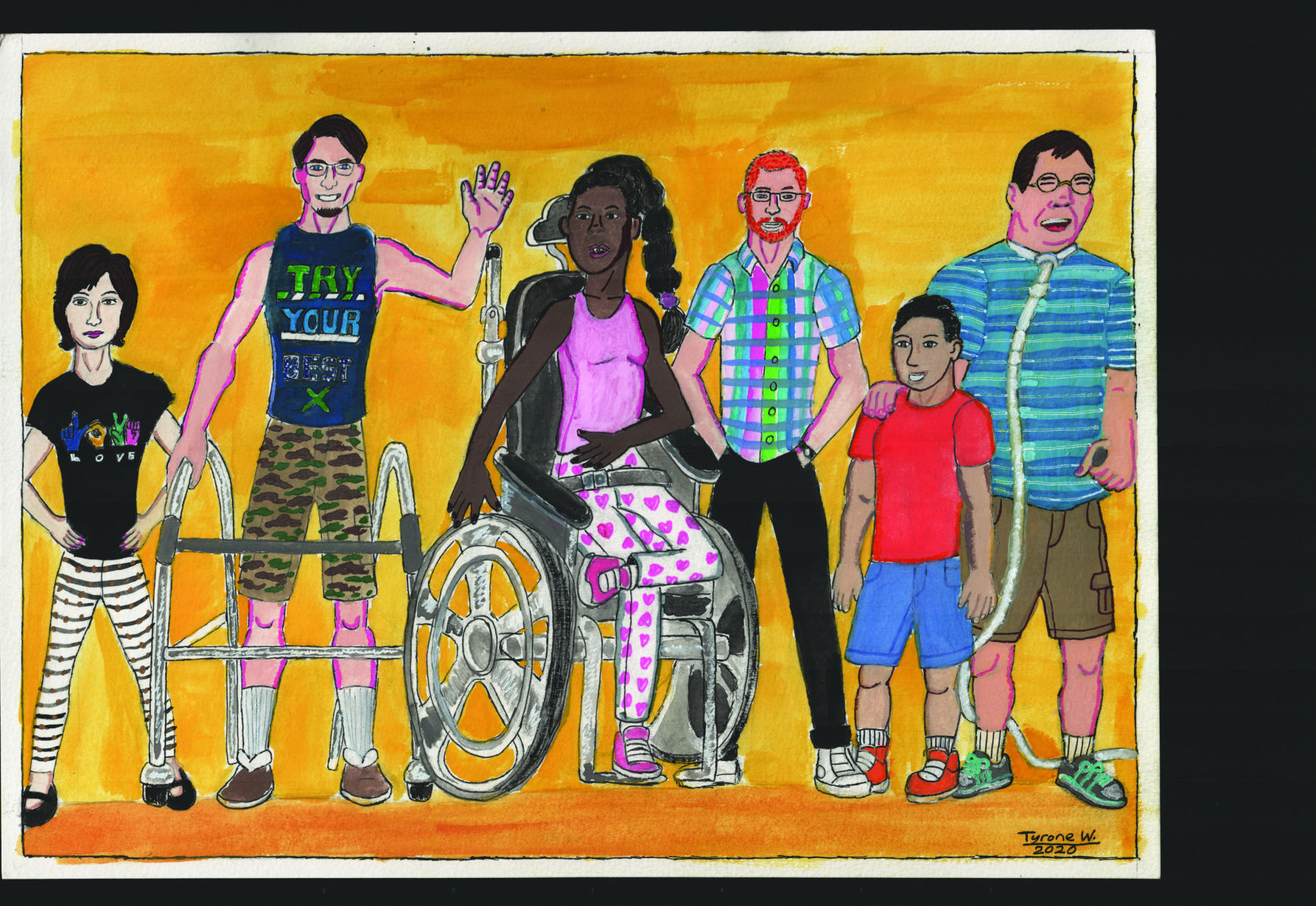 Group portrait (Spanish)
